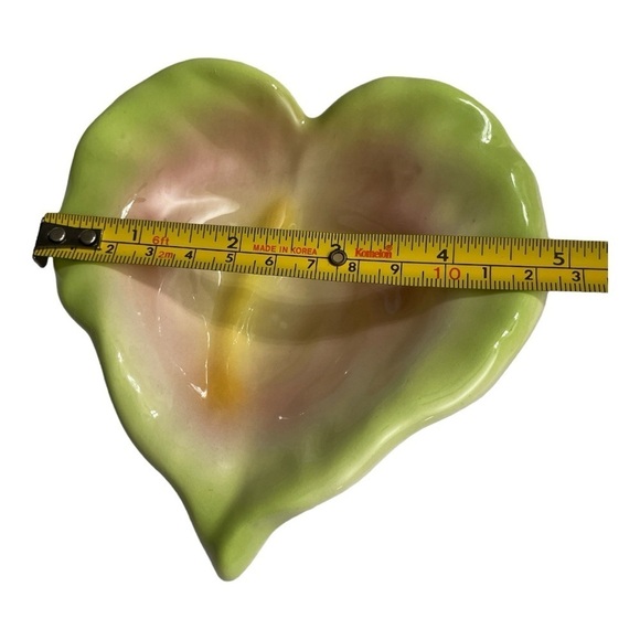 VTG Honolulu Clay Works
Calla Lily Flower Jewelry Tray Hawaii Vanity 5"x5.5" - Picture 9 of 11